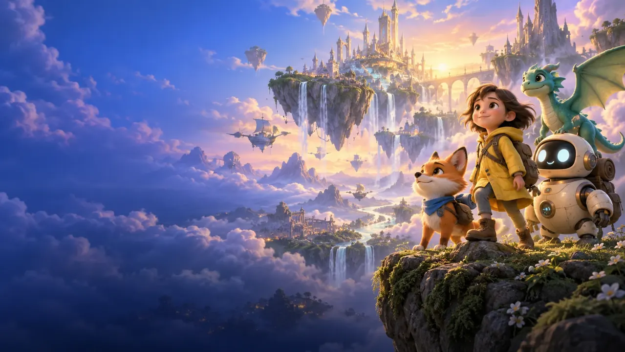 Original colourful animated family adventure
